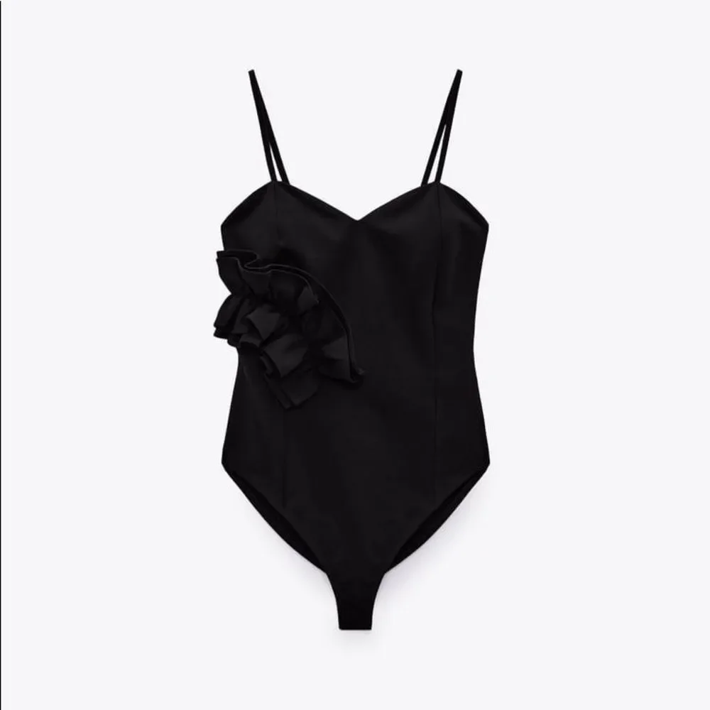 ZARA Ruffle Bodysuit - Picture 14 of 16